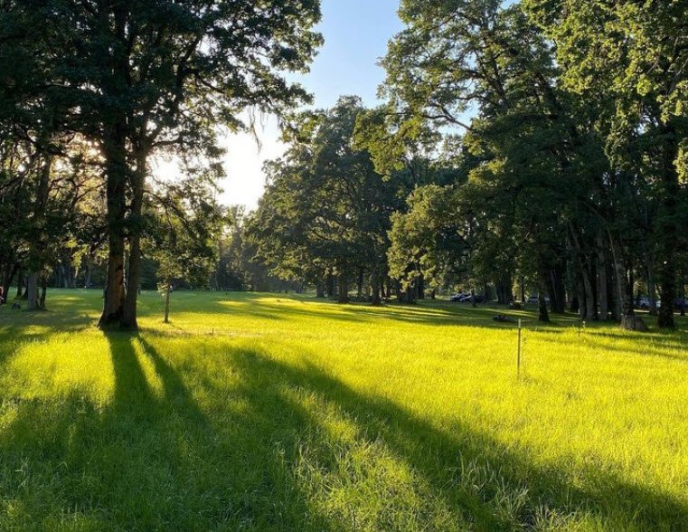 Champoeg State Heritage Area - Park Entrance, Oregon, USA